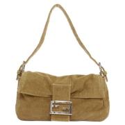 Pre-owned Cotton fendi-bags Fendi Vintage , Brown , Dames