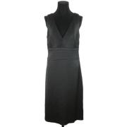 Pre-owned Silk dresses Celine Vintage , Gray , Dames