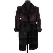 Pre-owned Fur outerwear Fendi Vintage , Brown , Dames