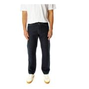 Straight Fit Jeans met hoge taille Replay , Blue , Heren