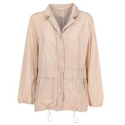 Pre-owned Nylon outerwear Prada Vintage , Beige , Dames