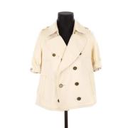 Pre-owned Cotton outerwear Burberry Vintage , Beige , Dames