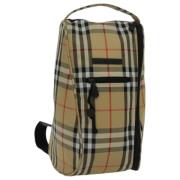 Pre-owned Canvas backpacks Burberry Vintage , Beige , Dames