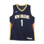 Zion Williamson Basketbal Tanktop Nike , Blue , Heren