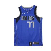 Basketbal Swingman Jersey Luka Doncic Nike , Blue , Heren