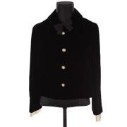 Pre-owned Fabric outerwear Miu Miu Pre-owned , Black , Dames