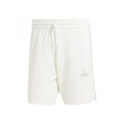 Essentials French Terry 3-Stripes Heren Shorts Adidas , White , Heren