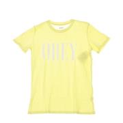 Schaak Koning Geel Dames T-shirt Obey , Yellow , Heren