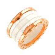 Pre-owned Rose Gold rings Bvlgari Vintage , Yellow , Dames