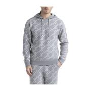 Hoodie van wol en kasjmier Peserico , Gray , Heren