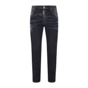 5 Pockets Pant Dsquared2 , Black , Heren