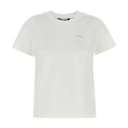 Klassiek Wit Katoenen T-shirt Tatras , White , Dames