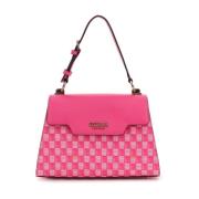 Fuchsia Logo Handtas Guess , Pink , Dames