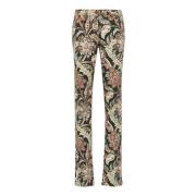 Paisley Print Multicolor Katoenen Broek Etro , Multicolor , Dames