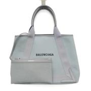 Pre-owned Leather handbags Balenciaga Vintage , Gray , Dames