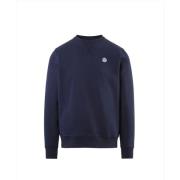 Crewneck sweatshirt met logo North Sails , Blue , Heren