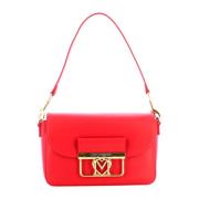 Stijlvolle Schoudertassen voor Vrouwen Love Moschino , Red , Dames