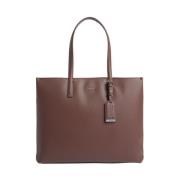 Bruine Medium Shopper Handtas Calvin Klein , Brown , Dames