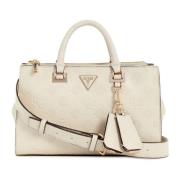 Convertible Logo Handtas Deesa Bone Guess , White , Dames