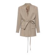 Wollen blazer Victoria Beckham , Beige , Dames