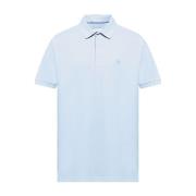 Blauw Poloshirt Korte Mouw Etro , Blue , Heren