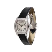 Pre-owned Metal watches Cartier Vintage , Gray , Dames