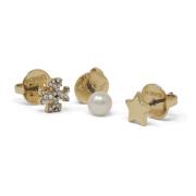 Stud Oorbel Cadeauset Tory Burch , Yellow , Dames