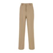 Wol Beige Broek Ami Paris , Beige , Heren