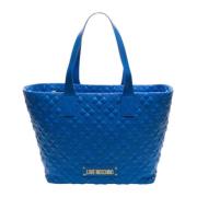 Stijlvolle Tote Bags voor dagelijks gebruik Love Moschino , Blue , Dam...