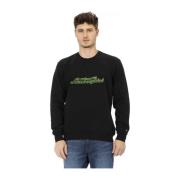 Sweatshirt met ronde hals en frontprint Automobili Lamborghini , Black...