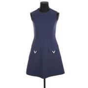 Pre-owned Wool dresses Valentino Vintage , Blue , Dames