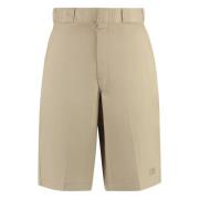 Wijde Katoenmix Shorts Dickies , Brown , Heren