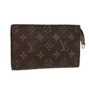 Pre-owned Canvas pouches Louis Vuitton Vintage , Brown , Dames