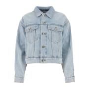 Stijlvolle Denimjas voor Mannen en Vrouwen Alexander Wang , Blue , Dam...