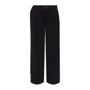 Geplooide broek Victoria Beckham , Black , Dames