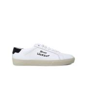 Court Classic Sl/06 Geborduurde Sneakers Saint Laurent , White , Heren