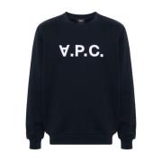 Blauwe Trui voor Mannen A.p.c. , Blue , Heren