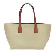 Pre-owned Leather shoulder-bags Loewe Pre-owned , Beige , Dames