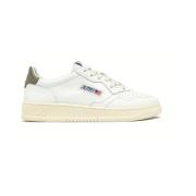 Medalist Witte Leren Sneakers Autry , White , Heren