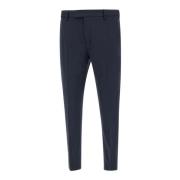 Navy Blauwe Wollen Broek PT Torino , Blue , Heren