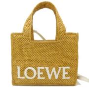 Pre-owned Fabric totes Loewe Pre-owned , Yellow , Dames