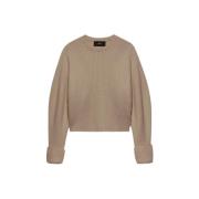 Zachte Cashmere Trui Grijs Taupe Arma , Beige , Dames