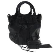 Pre-owned Leather balenciaga-bags Balenciaga Vintage , Black , Dames