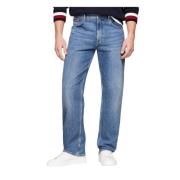 Klassieke Straight Fit Denim Jeans Tommy Hilfiger , Blue , Heren