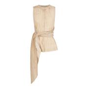 Yoko, top beige maltinto Cortana , Beige , Dames