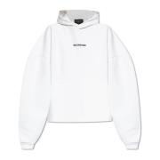 Sweatshirt met logo Balenciaga , White , Dames