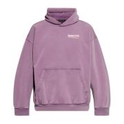 Sweatshirt met logo Balenciaga , Purple , Heren