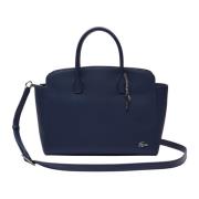 Dagelijkse Lifestyle Handtas Nf4371Db Marine Lacoste , Blue , Dames