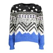 Zwarte Polyamide Sweater voor Vrouwen Desigual , Multicolor , Dames