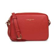 Korrelig lederen crossbody tas Dune Lancaster , Red , Dames